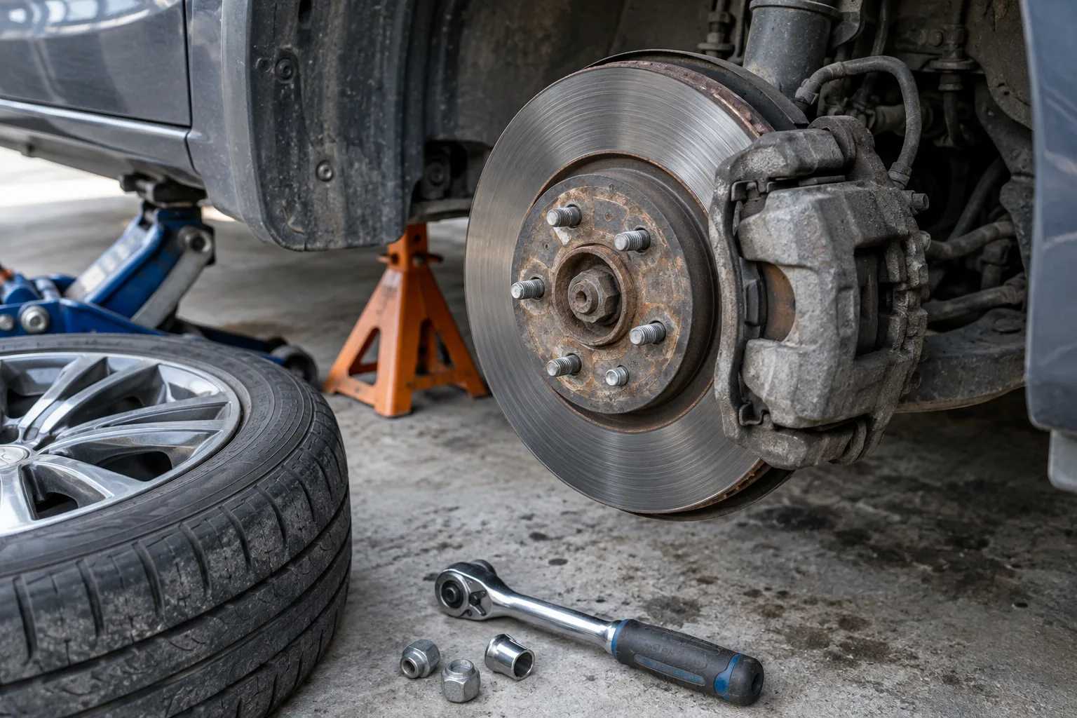 Illustrative automotive service thumbnail in a search-result concept